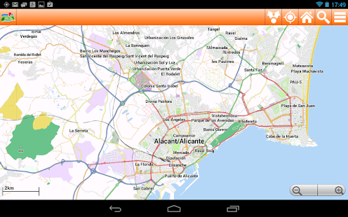 Alicante Offline mappa Map Screenshots 5