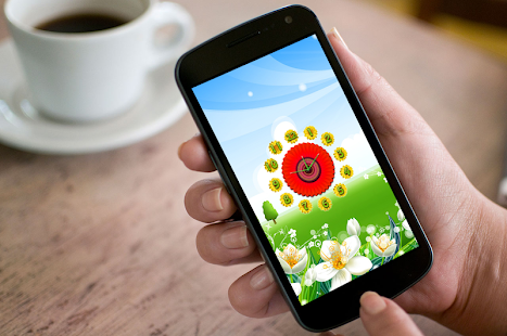 Free Flower Clock Live Wallpaper APK