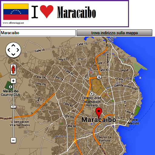 Maracaibo map