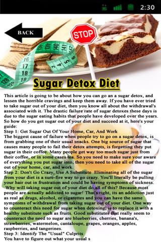 Sugar Detox Diet