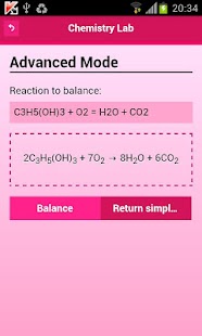 Chemical reactions balancer Screenshots 6