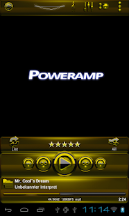How to install Poweramp skin Black Yellow 3.02 mod apk for laptop