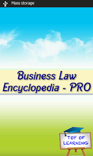 Business Law Encyclopedia PRO Business app for Android Preview 1