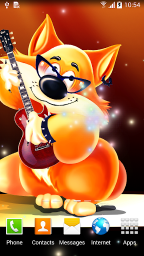 【免費個人化App】Fiery Fox Live Wallpaper-APP點子