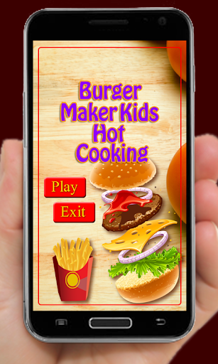 Burger Maker Kids Hot Cooking