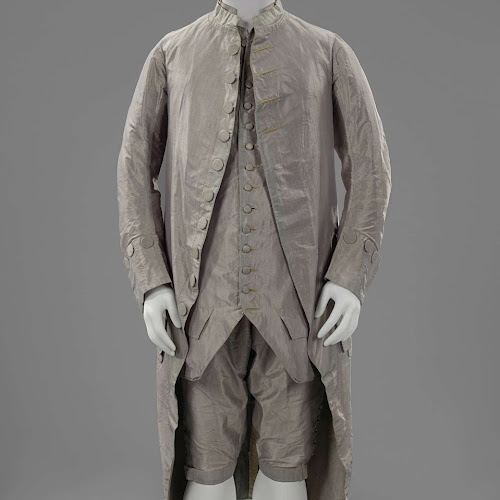 Suit: coat, breeches and waistcoat, anonymous, c. 1760 - c. 1780 ...
