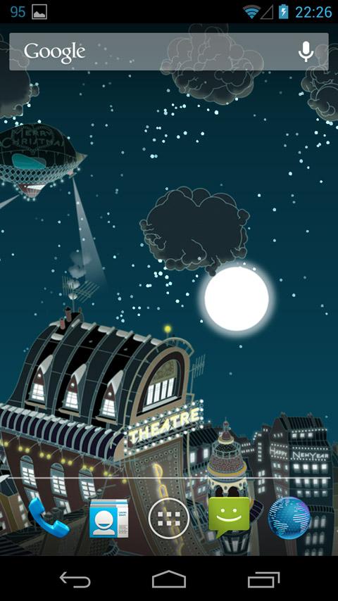 Paris winter LWP Screen 3