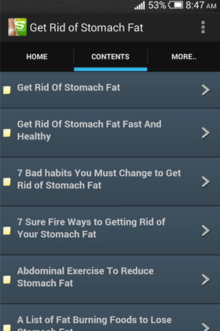 【免費健康App】Get Rid of Stomach Fat-APP點子