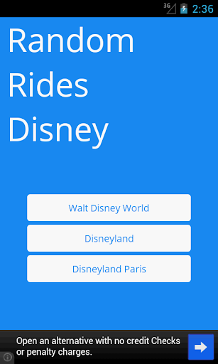 Random Rides: Disney