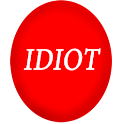 Funny Idiot Button logo