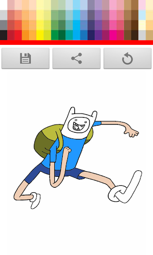 Finn Jake Adventure Coloring