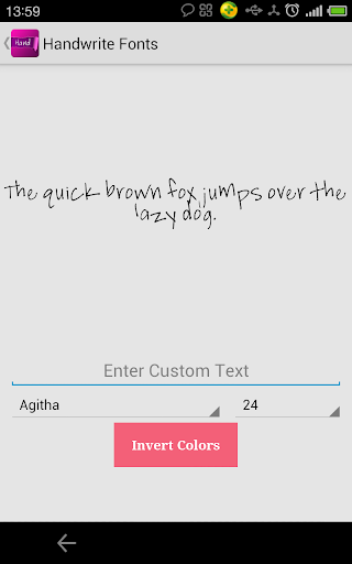 【免費個人化App】Handwrite fonts for FlipFont-APP點子