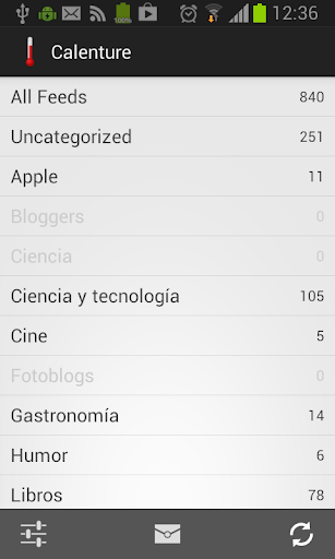 Calenture RSS Reader