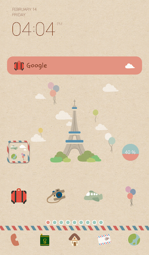 eiffel tower dodol theme