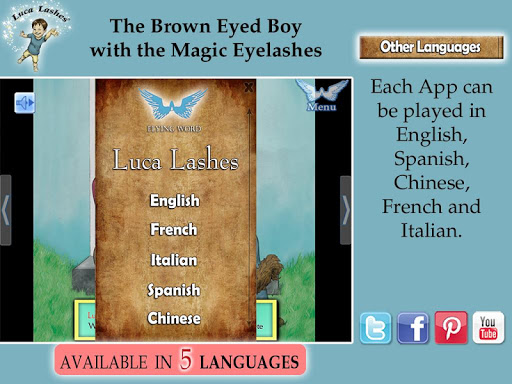 【免費教育App】Luca Lashes The Brown-Eyed Boy-APP點子