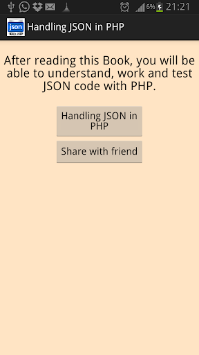 【免費書籍App】Handling JSON in PHP-APP點子