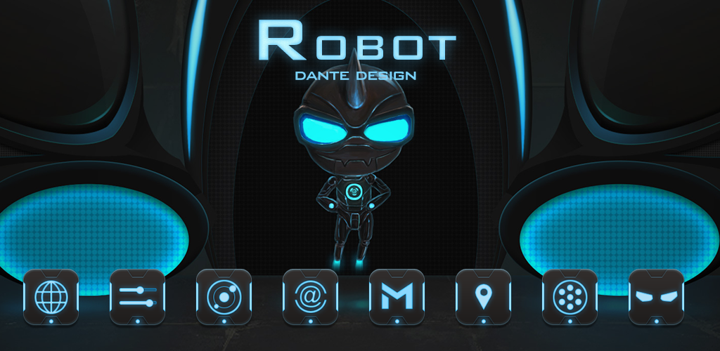 Robot theme. Robot theme