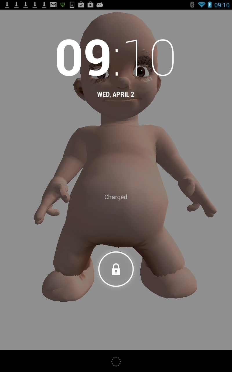 Live Wallpaper Uber Baby Screen 3