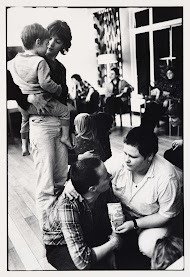 Lesbische moeders een weekend bijeen in het vormingscentrum De Born in Bennekom