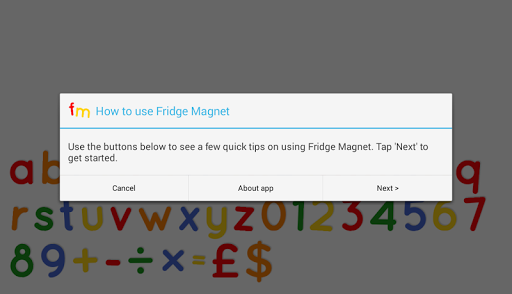 【免費教育App】Fridge Magnet Letters+Numbers-APP點子