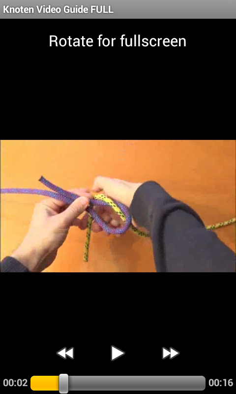 Android application Knot Video Guide FULL screenshort