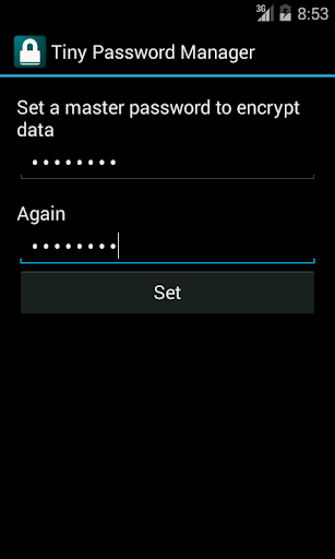 Tiny Password Manager