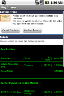 Stocks Shares Strategy Game