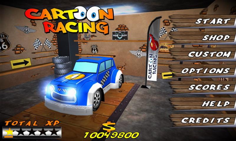 Cartoon Racing Screen 1