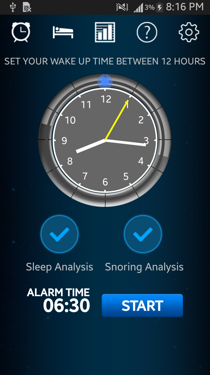 Sleep Analyzer Screen 2