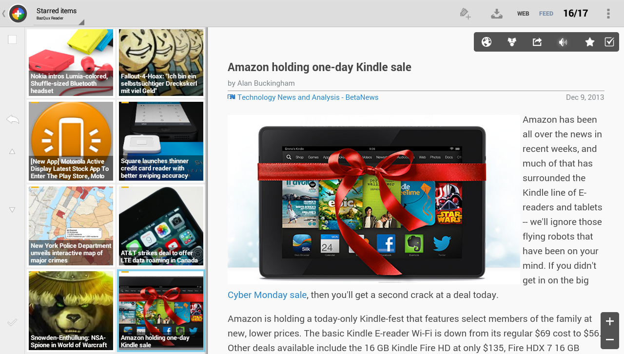 News+ | Google News RSS Reader - screenshot
