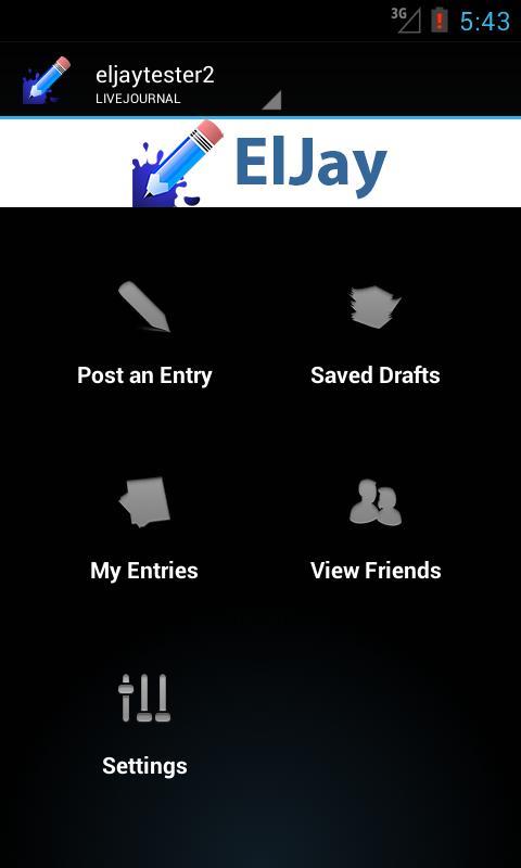 ElJay LiveJournal + More Screen 2