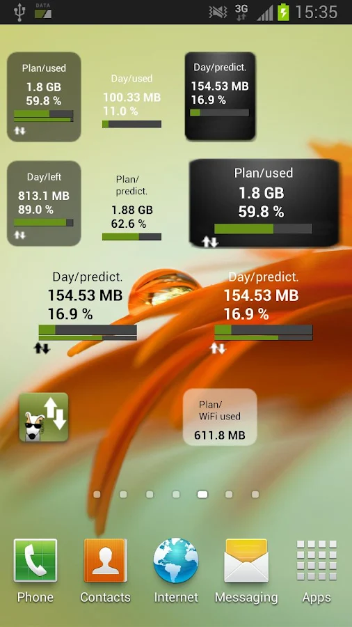 3G Watchdog Pro - Data Usage - screenshot