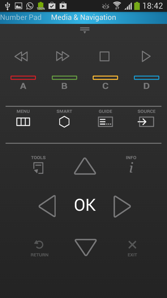 Smart TV Remote (for Samsung) Screen 3