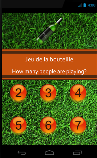 Jeu de la bouteille