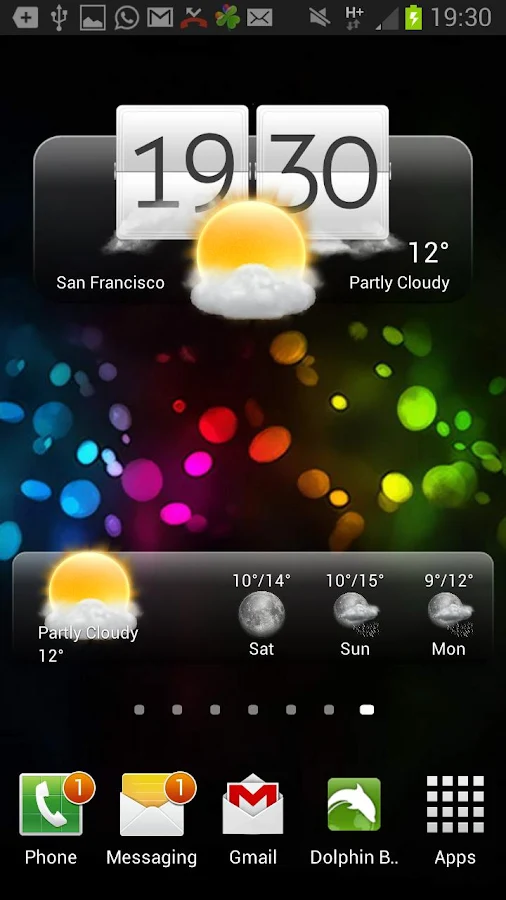 Weather + Widgets + Instashare - screenshot
