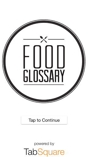 Food Glossary