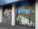 Citrus Attraction Dino Mural 