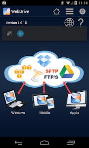 WebDrive, File Transfer Client screenshot 0