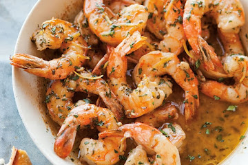 Garlicky Shrimp Scampi