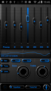 How to download Poweramp skin Neon Blue patch 3.02 apk for pc