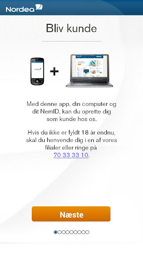 Nordea - Bliv kunde online