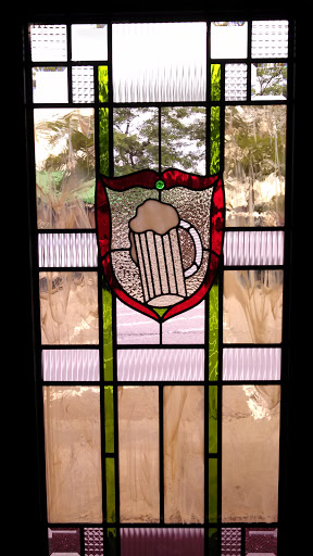 Hamlin Pub Stained Glass Door