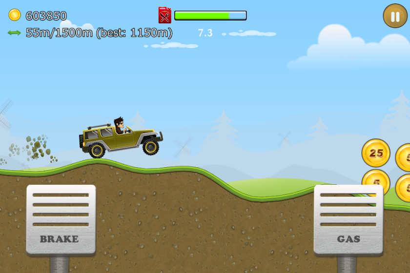 Up Hill Racing: Car Climb Screen 3