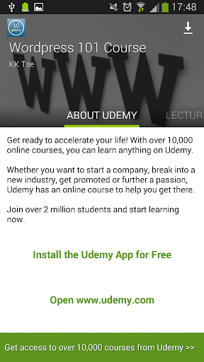 免費下載教育APP|Udemy WordPress Tutorials app開箱文|APP開箱王