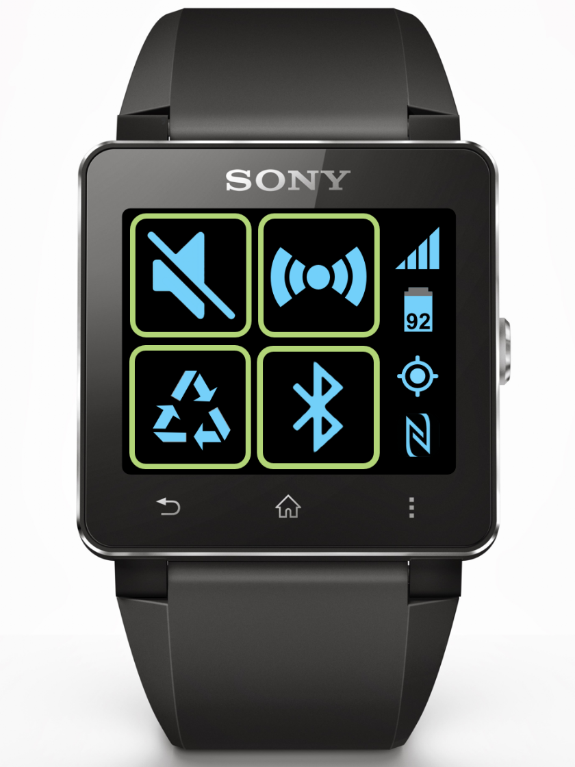 Toggles for SmartWatch Screen 2