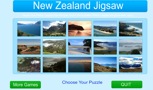 New Zealand Jigsaw