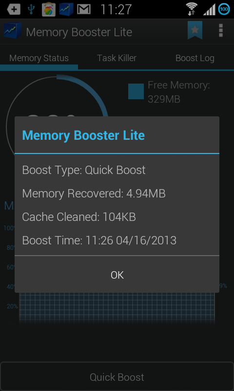 Memory Booster (Full Version) - Screenshot