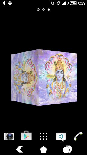 Vishnu Ji Cube Live Wallpaper