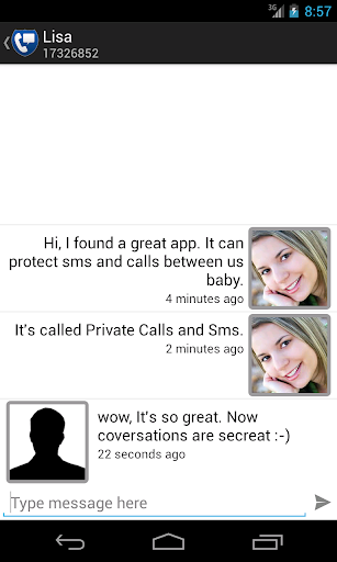 Private Calls and SMS