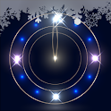 Snowy Night Clock L.Wallpaper logo